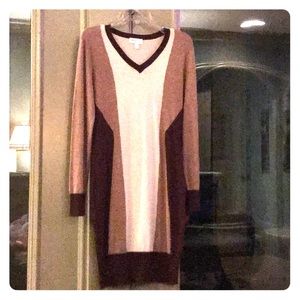 Knee length sweater dress!